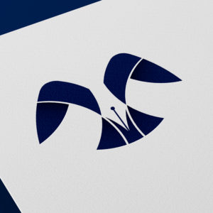 Logo — symbol ptak i stalówka