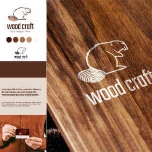 Identyfikacja wizualna  – Wood craft / rzemiosło drewniane; Bóbr